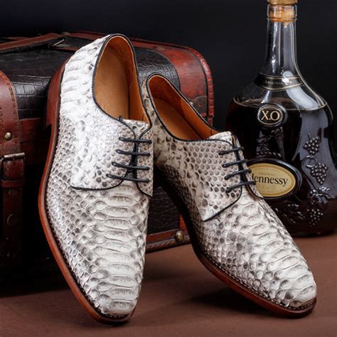 snakeskin shoes real or fake|real snakeskin shoes for men.